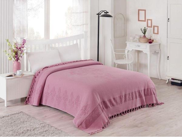 Z&N Style Ahuse Çift Kişilik 200Cm X 220Cm Battal Boy Saçaklı Havlu Pike %100 Pamuk Rahat Terletmez - Image 1