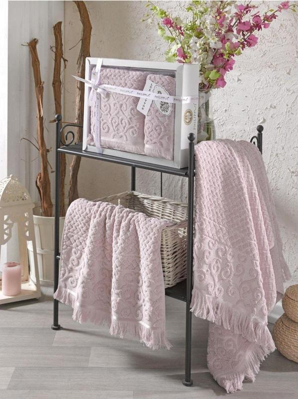 Z&N Style Annem Wendy Hediye Ve Çeyizlik,Lüx Cotton 2'Li El Ve Banyo Havlu Set(50X90 1Adet,70X140 1Adet)Kutulu - Image 1