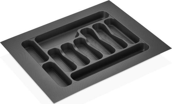 Afm Tech Antrasit Moblen 10'Lu Kırılmaz Küflenmez Kaşıklık (62X49 Cm Kesilebilir) - Image 1