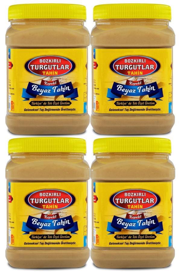 Bozkırlı Çavuşoğlu Turgutlar Kepekli Beyaz Bozkır Tahini 930G 4'Lü Türkiye'De Tek Özel Üretim - Image 1