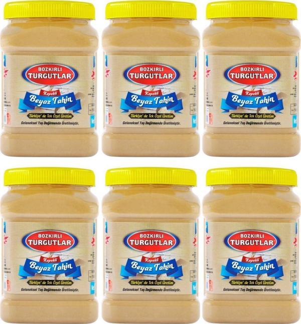 Bozkırlı Çavuşoğlu Turgutlar Kepekli Beyaz Bozkır Tahini 930G 6'Lı Türkiye'De Tek Özel Üretim - Image 1