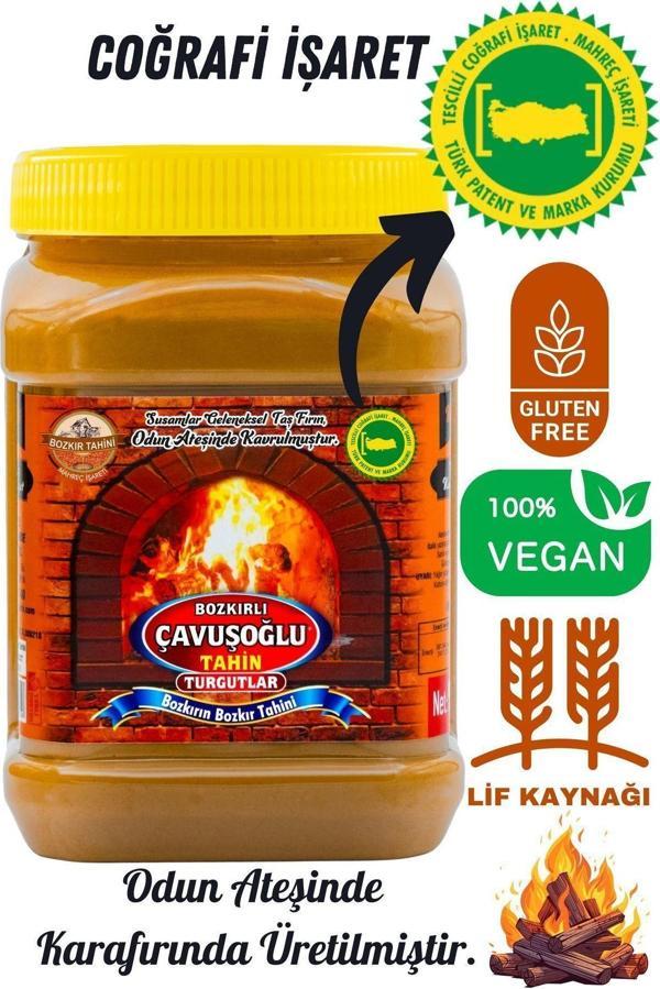 Bozkırlı Çavuşoğlu Çifte Kavrulmuş Kepekli Bozkır Tahini 930 Gr - Image 1