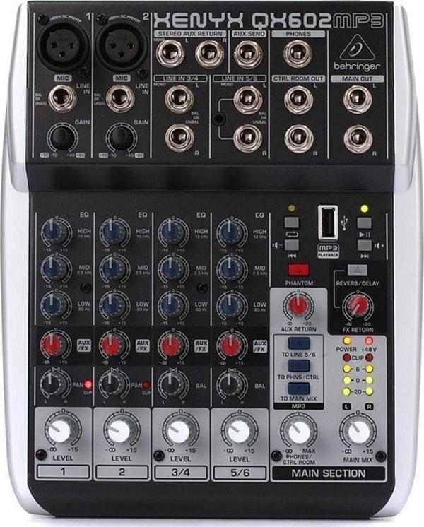 Behringer Xenyx Qx602Mp3 Mikser - Image 1
