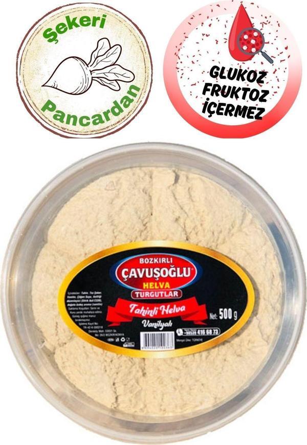 Bozkırlı Çavuşoğlu Tahinli Helva Vanilyalı 950G - Image 1