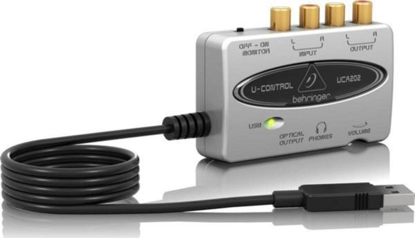 Behringer Uca202 Ultra-Low Latency 2 In/2 Out Usb/Audio Interface With Digital Output - Image 1