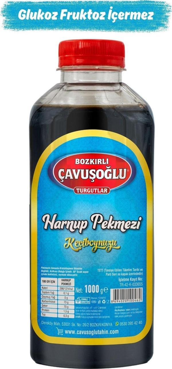 Bozkırlı Çavuşoğlu Keçiboynuzu (Harnup) Pekmezi 1 Kg - Image 1