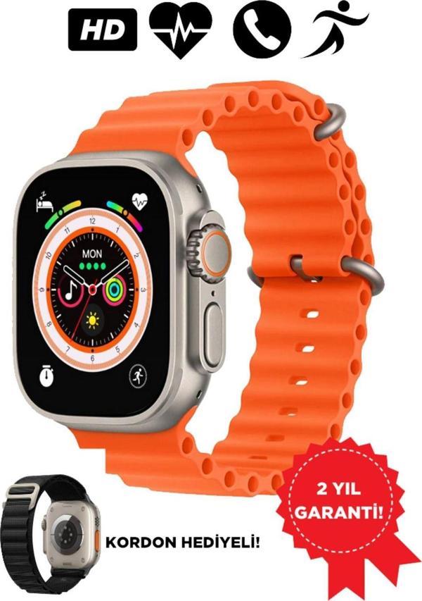 Hiking Wh9 Akıllı Saatler / Smartwatch Kordon Hediyeli Ios Android Uyumlu Arama Özellikli Nabız Tansiyon Ölçme - Image 1