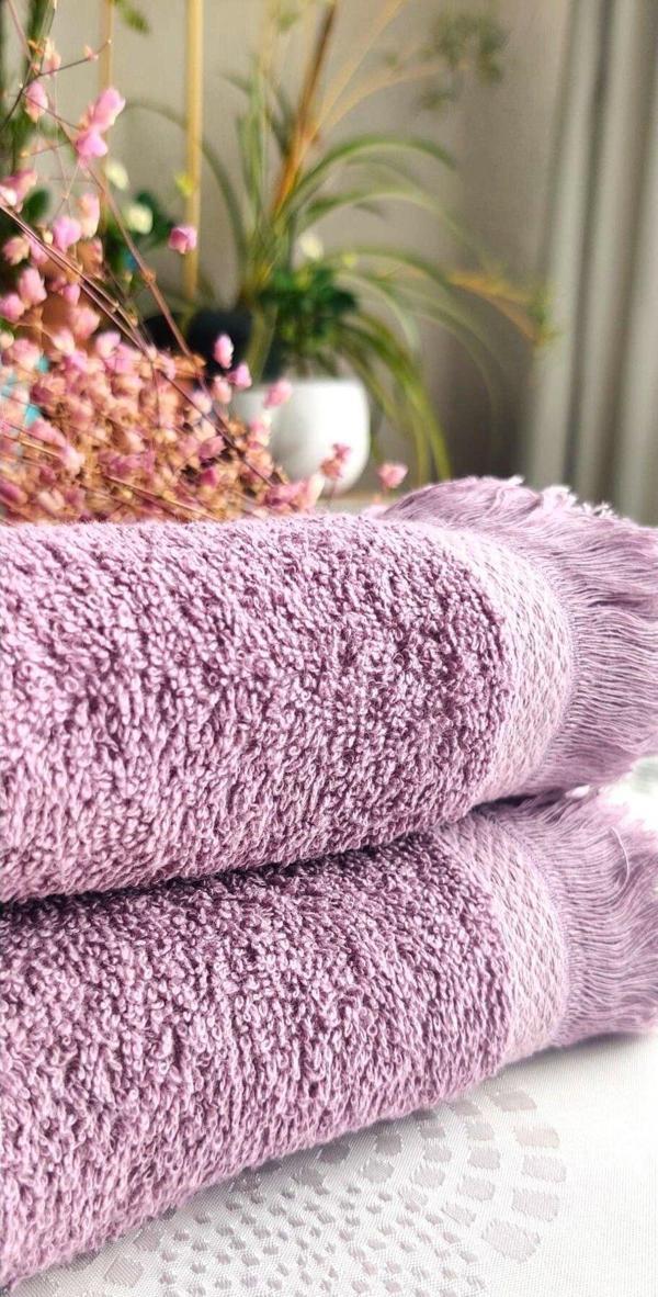 A.Z.H. ( 2'Li Set ) Saçaklı Desen Çeyizlik 35X60 Cm. Mutfak Havlu Seti - Image 1