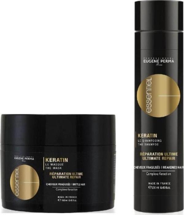 Eugene Perma Essentiel Keratin Maske 150 Ml+Şampuan 250 Ml - Image 1