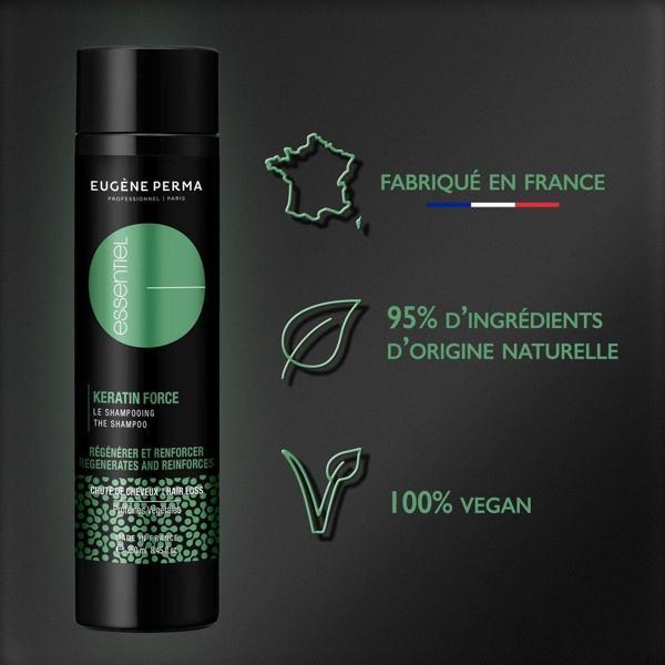 Eugene Perma Keratin Force Dökülme Önleyici Güçlendirici Şampuan 250 Ml - Image 1