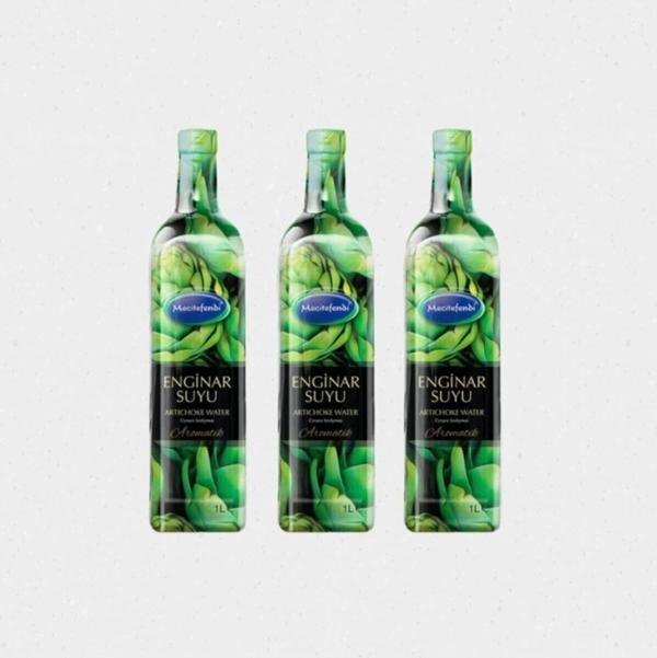Mecitefendi Enginar Suyu Cam Şişe 3 Adet X 1 Litre - Image 1