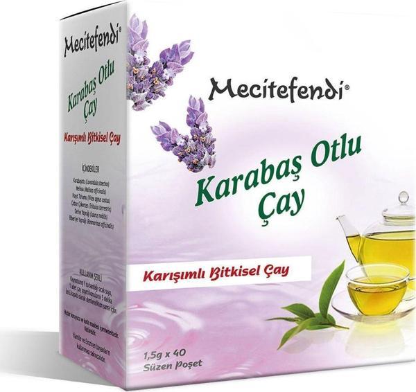 Mecitefendi Karabaşlı Çay Süzen 40'Lı Poşet - Image 1