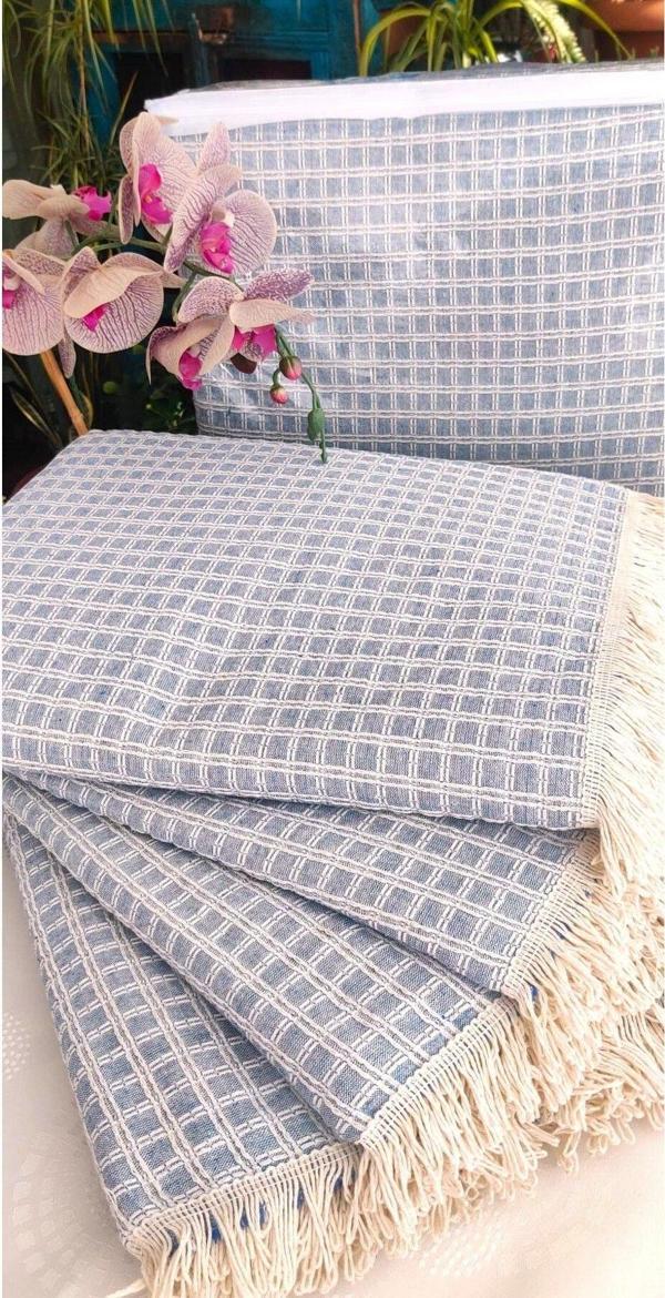 A.Z.H. Windores Çok Amaçlı Natural 4'Lü Takım Koltuk, Kanepe, Çekyat Için Dekoratif Koltuk Örtüsü - Image 1