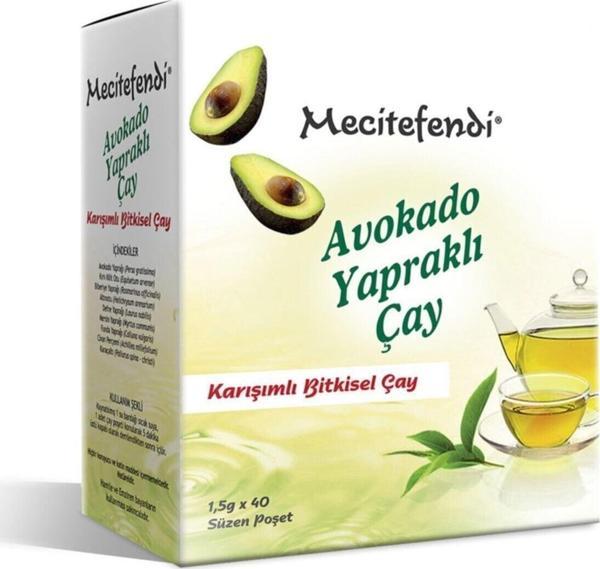 Mecitefendi Avokado Yapraklı Çay Süzen Poşet 40'Lı - Image 1