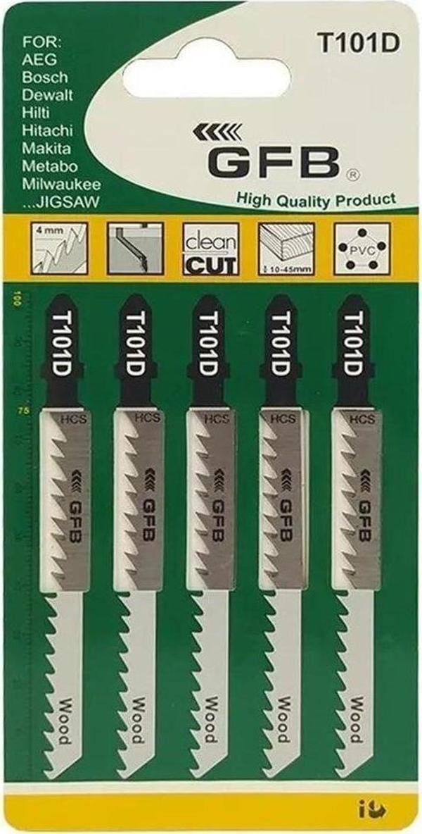 Gfb T101-D Ahşap Dekupaj Bıçağı 5 Li - Image 1