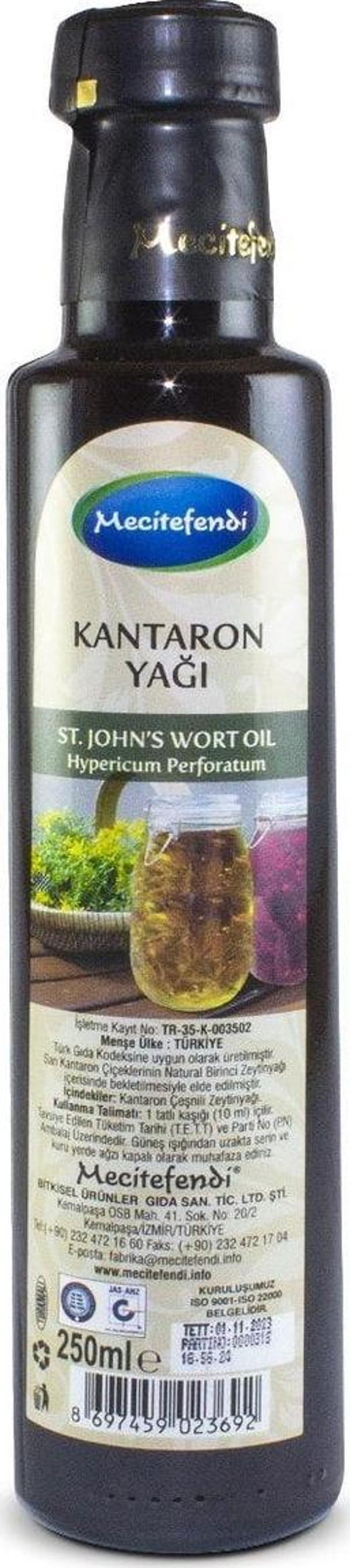 Mecitefendi Kantaron Yağı 250Ml - Image 1
