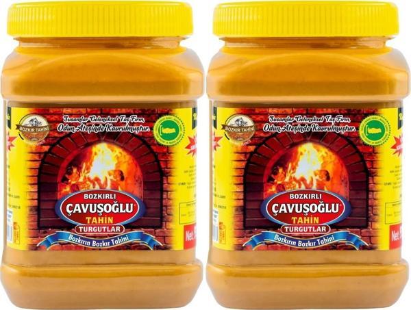 Bozkırlı Çavuşoğlu Çifte Kavrulmuş Kepeksiz Bozkır Tahini 930 Gr X 2 Adet - Image 1