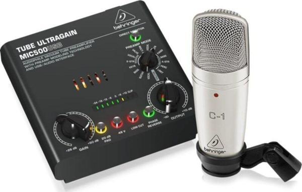 Behringer Voıce Studıo Complete Recording Bundle With Studio Condenser Mic, Tube Preamplifier - Image 1