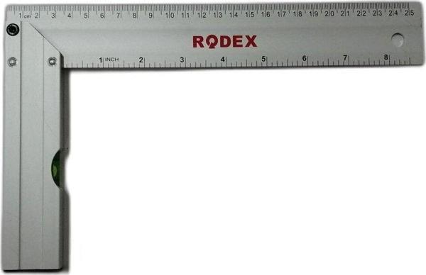Rodex Su Terazili Alüminyum Gönye 250Mm (Gnab25) - Image 1