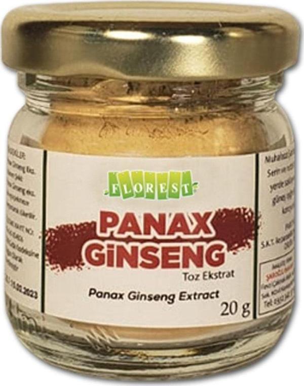 Florest Saf Ginseng Toz Ekstrakt 20 Gr. Panax Ginseng Extract - Image 1