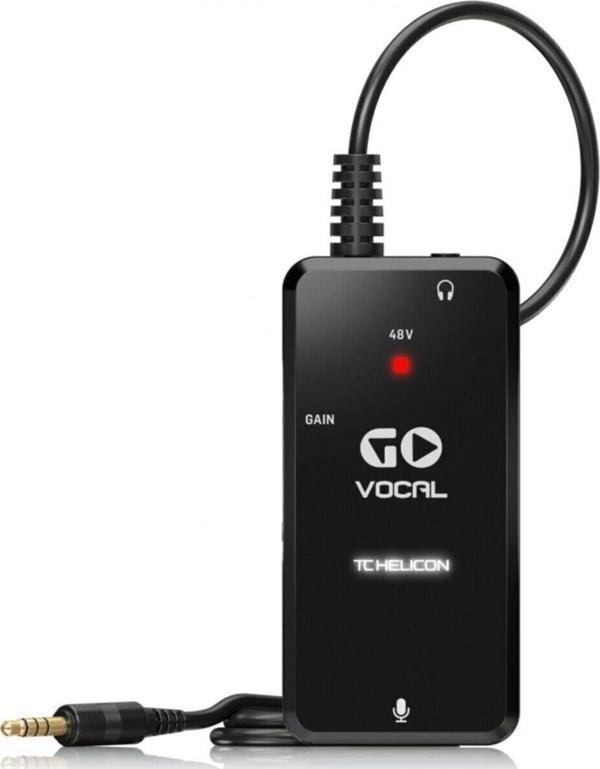 Tc Helicon Go Vocal Mobil Cihazlar İçin Yüksek Kaliteli Mikrofon Preamp - Image 1