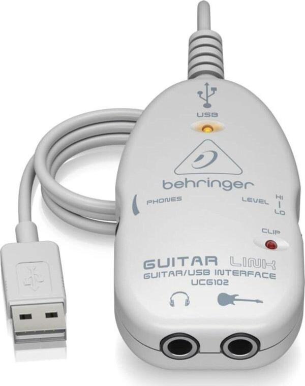 Behringer Ucg102 The Ultimate Guitar-To-Usb Interface For Recording And Jamming With Your Pc/Mac - Image 1