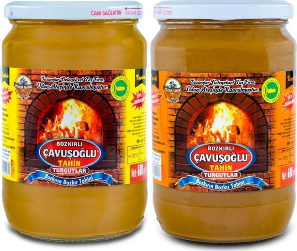 Bozkırlı Çavuşoğlu Odun Ateşinde Kepeksiz Bozkır Tahini 600G Odun Ateşinde Kepekli Bozkır Tahini 600G (Cam Kavanoz) - Image 1