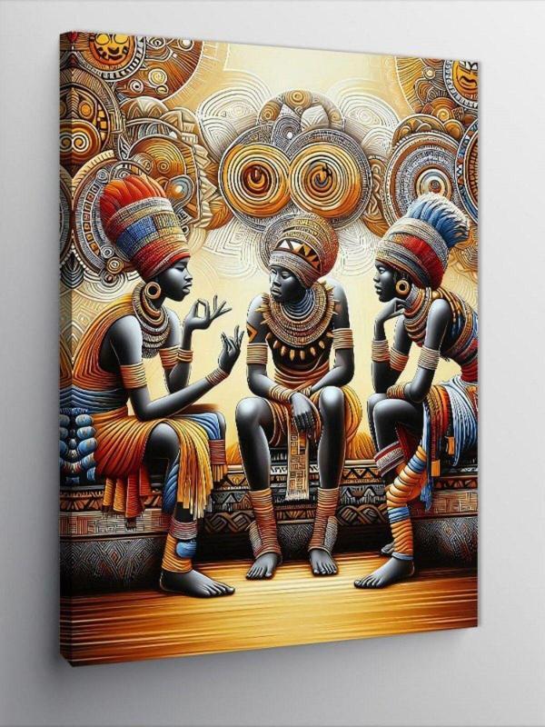 Kanvas Tablo Afrika Dansçıları - Image 1