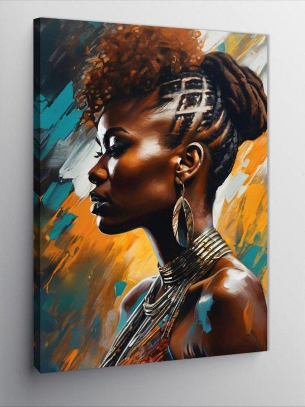 Kanvas Tablo Afrikalı Kadın - Image 1