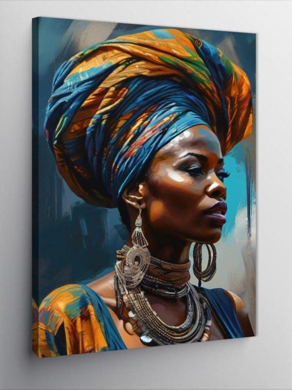 Kanvas Tablo Afrikalı Kadın - Image 1