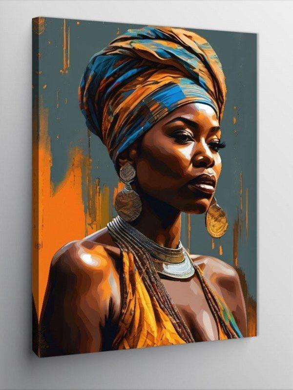Kanvas Tablo Afrikalı Kadın - Image 1