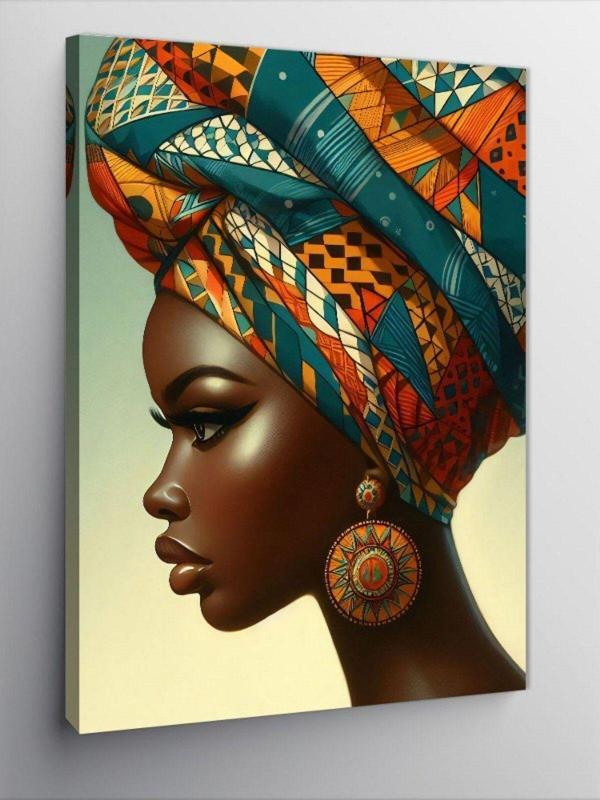 Kanvas Tablo Afrikalı Kadın Portresi - Image 1