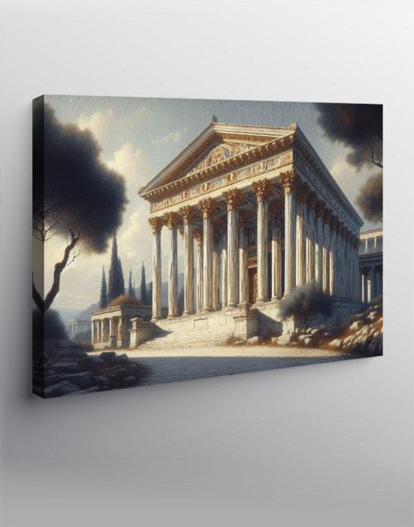 Kanvas Tablo Athenaion Athena Tapınağı - Image 1