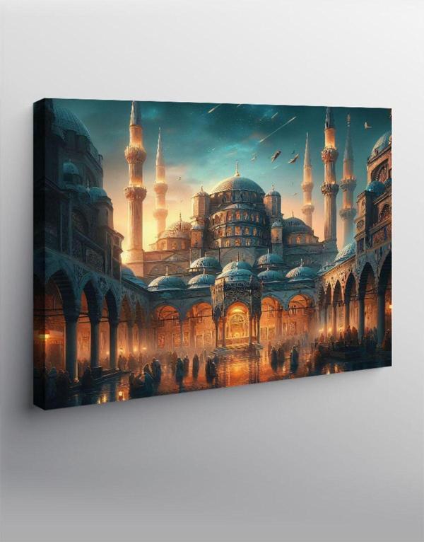 Kanvas Tablo Cami Manzarası - Image 1