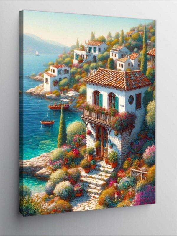 Kanvas Tablo Çiçekli Tepe - Image 1