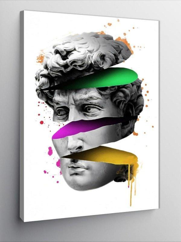 Kanvas Tablo Davut Heykeli Pop Art - Image 1