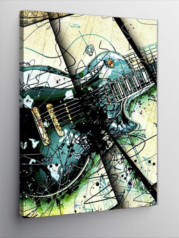 Kanvas Tablo Elektro Gitar - Image 1