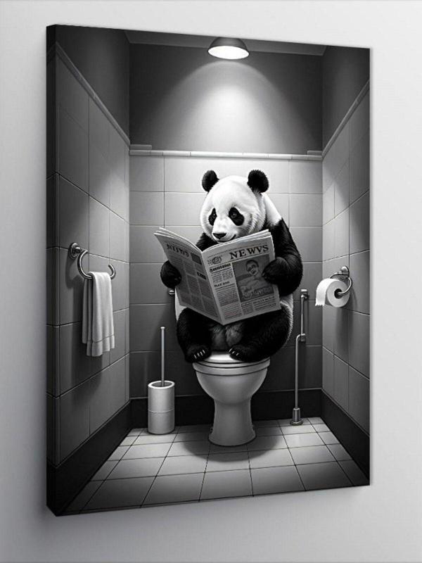 Kanvas Tablo Düşünen Panda - Image 1