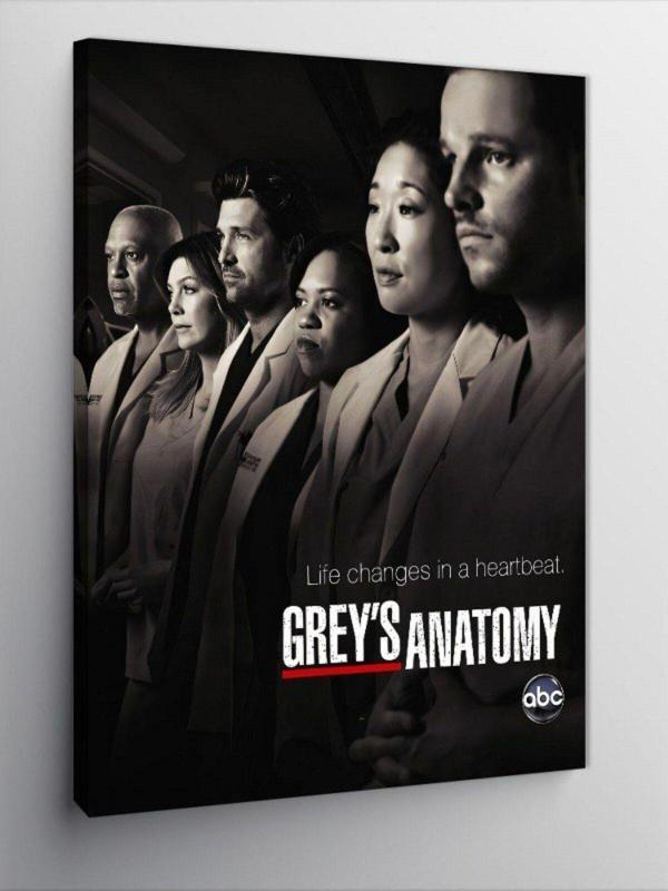 Kanvas Tablo Greys Anatomy Afiş - Image 1