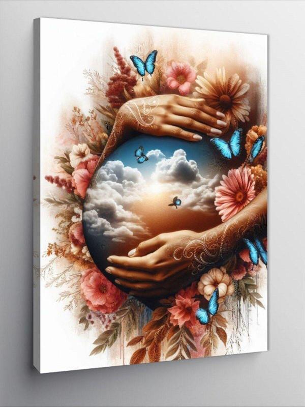 Kanvas Tablo Hamile Kadın - Image 1