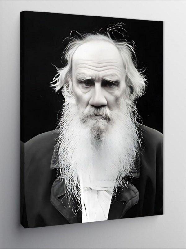Kanvas Tablo Leo Tolstoy Rus Edebiyatı - Image 1