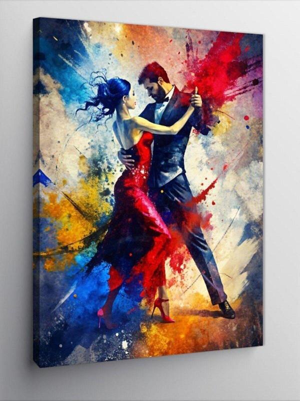 Kanvas Tablo Tango Yapan Çift - Image 1
