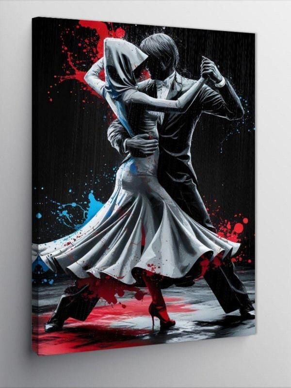 Kanvas Tablo Tango Yapan Çift - Image 1