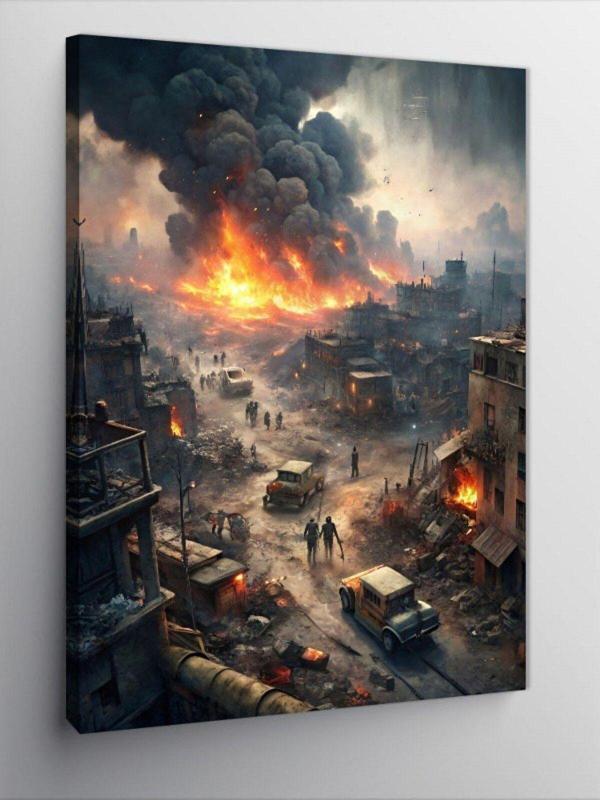 Kanvas Tablo Uzaylıların İstilası - Image 1