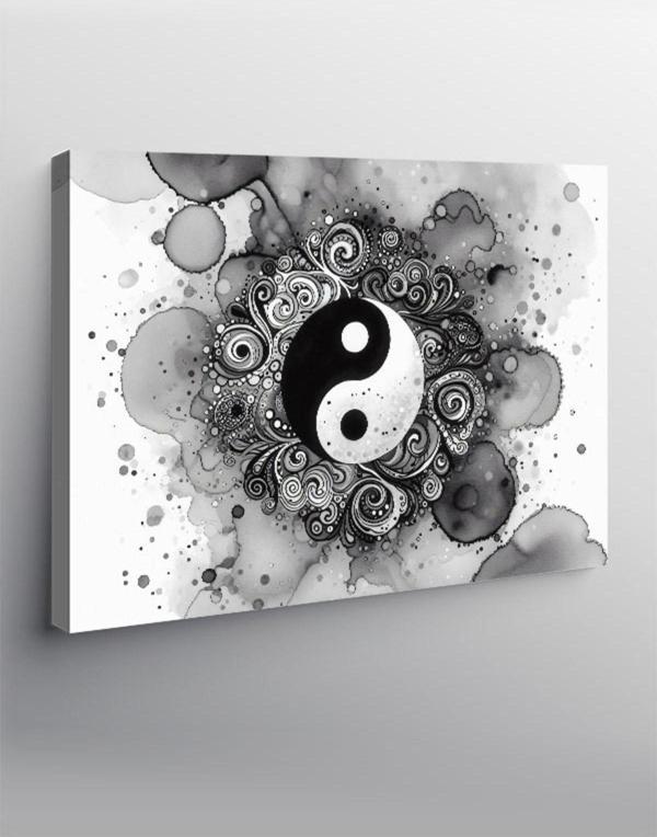 Kanvas Tablo Yin-Yang Sanatı - Image 1