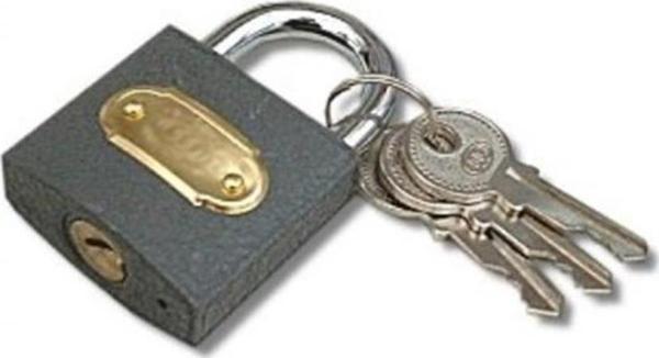 63 MM GRİ ASMA KİLİT - Image 1