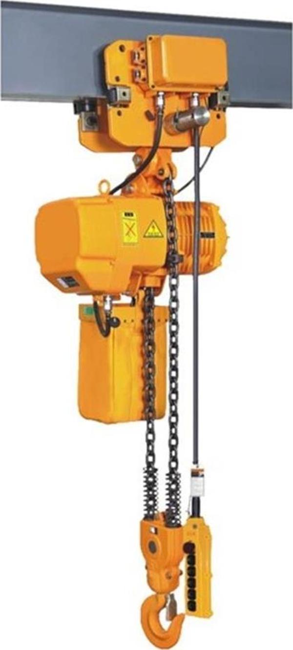 2 TON MONORAY TİPİ ELEKTRİKLİ ZİNCİRLİ VİNÇ - Image 1