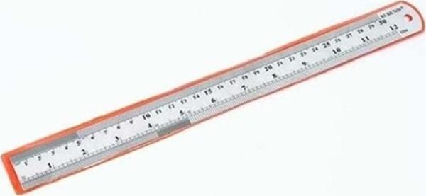 15cm ÇELİK CETVEL KALIN (EŞ DEĞER TABLOSU) - Image 1
