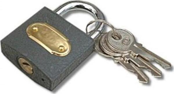 20 MM GRİ ASMA KİLİT - Image 1