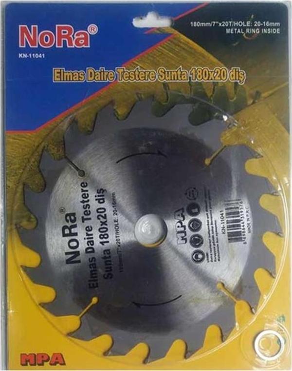 NORA 180x20 16-12.7 ELMAS SUNTA TESTERESİ - Image 1